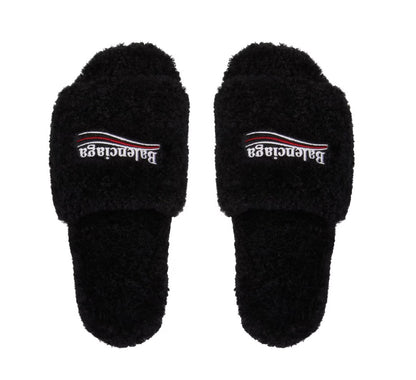 Furry Slide Sandal